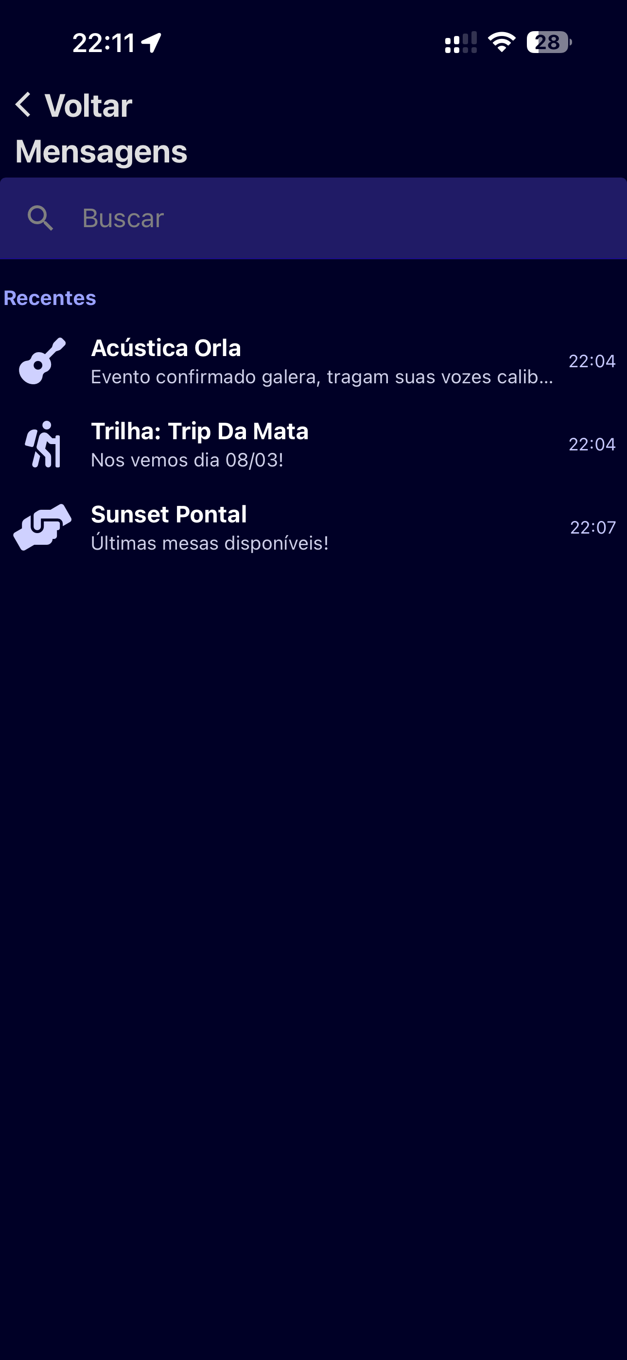 Conversas e conexões no Rolezou
